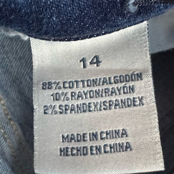 BKE Kids Blue Distressed Flare Jeans - Picture 6 of 6